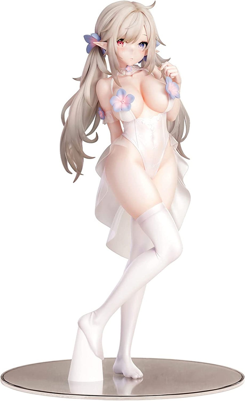 sora72iro Original Illustration Pure White Elf