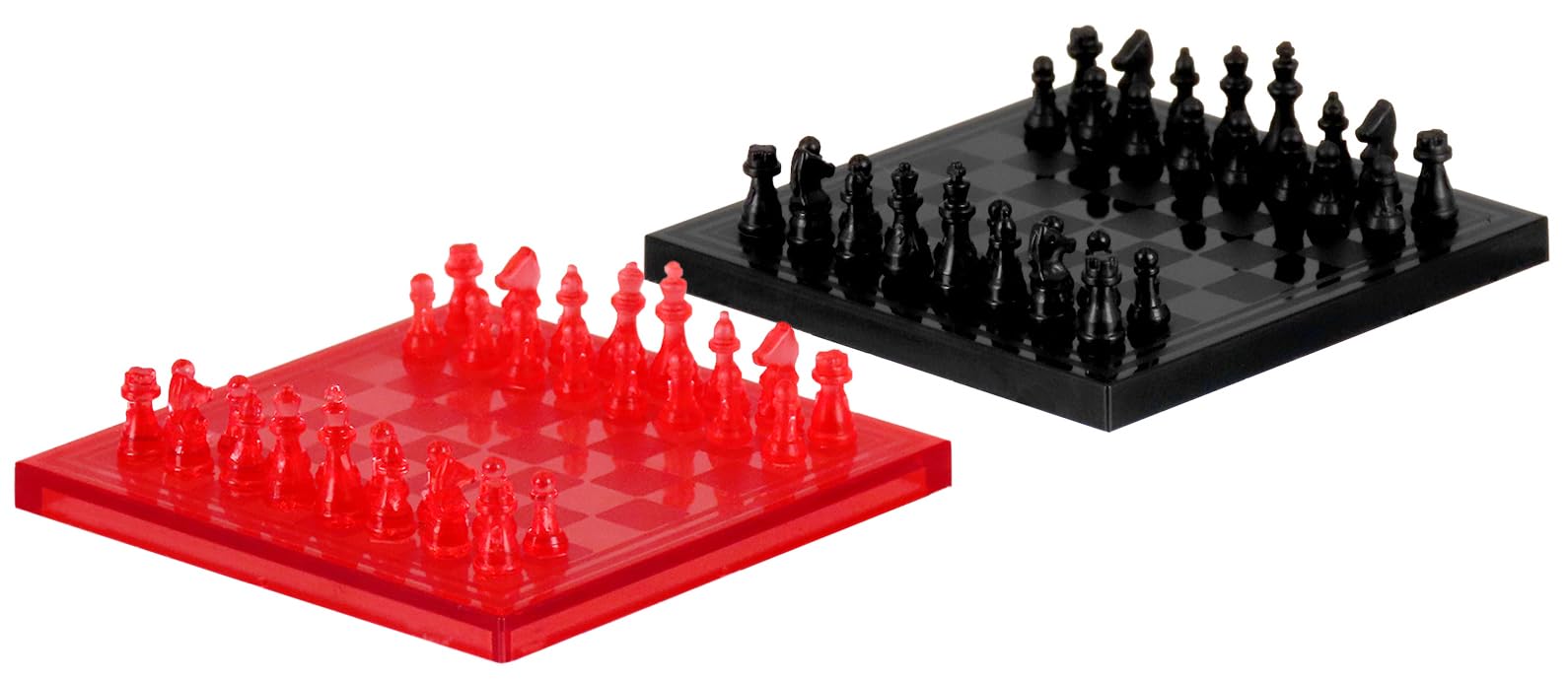 Pripra Figure de Chess Clear Red x Black