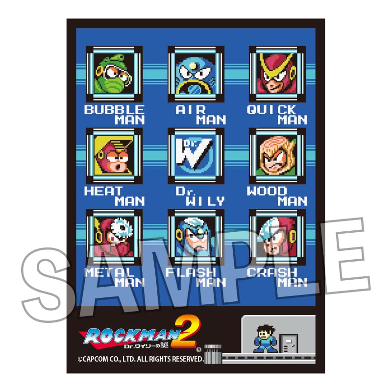 "Mega Man 2: The Mystery of Dr. Wily" Illustration Sleeve Next Turn Select Stage