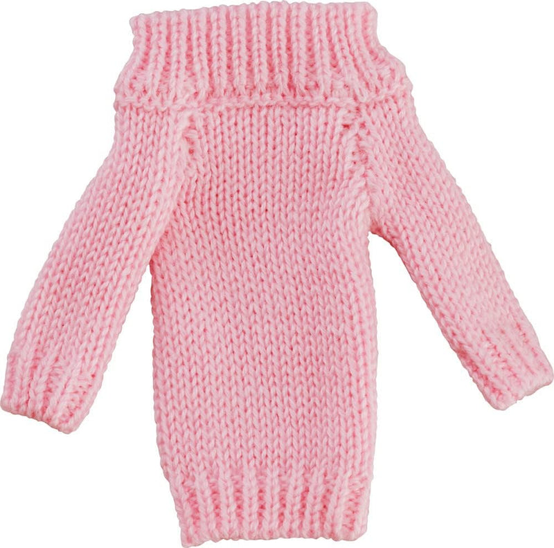 figma Styles Off-the-Shoulder Sweater Dress (Pink Beige)