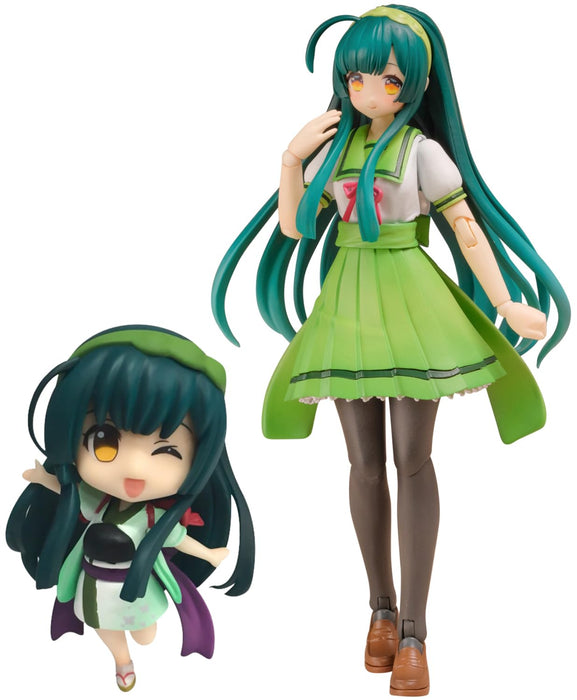 1/12 Scale Plastic Kit Plafia Tohoku Zunko / Zundamon Project Tohoku Zunko (Mini Figure Included Set)