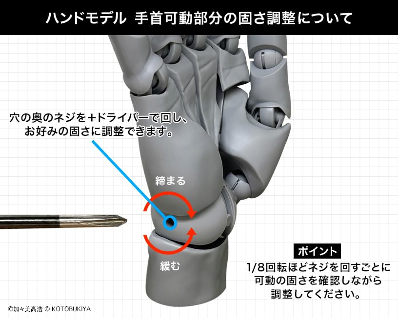 Artist Support Item Hand Model/L -Gray-