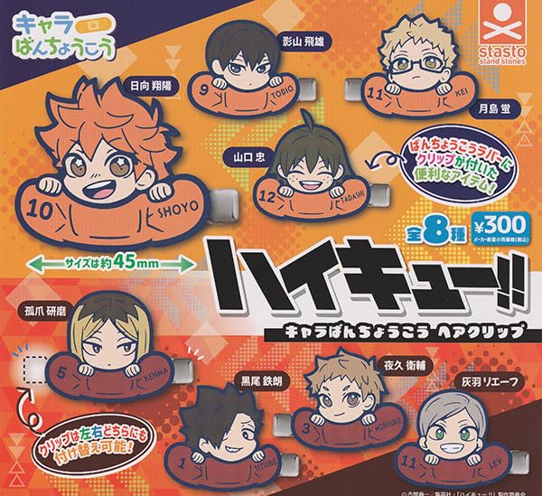 "Haikyu!!" Chara Bandage Hair Clip
