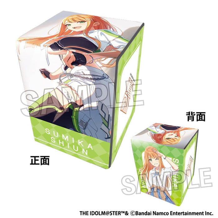 "Gakuen Idolmaster" Illustration Synthetic Leather Deck Case Next Turn Restart For My Dream Shiun Sumika