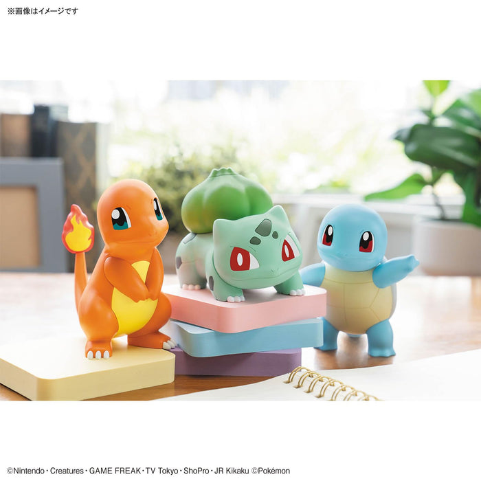 "Pokemon" Pokemon Plastic Model Collection PokePla Quick!! 11 + 13 + 17 Charmander & Bulbasaur & Squirtle