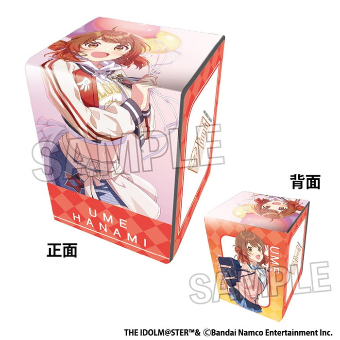 "Gakuen Idolmaster" Illustration Synthetic Leather Deck Case Next Turn Idol Life, Start! Hanami Ume