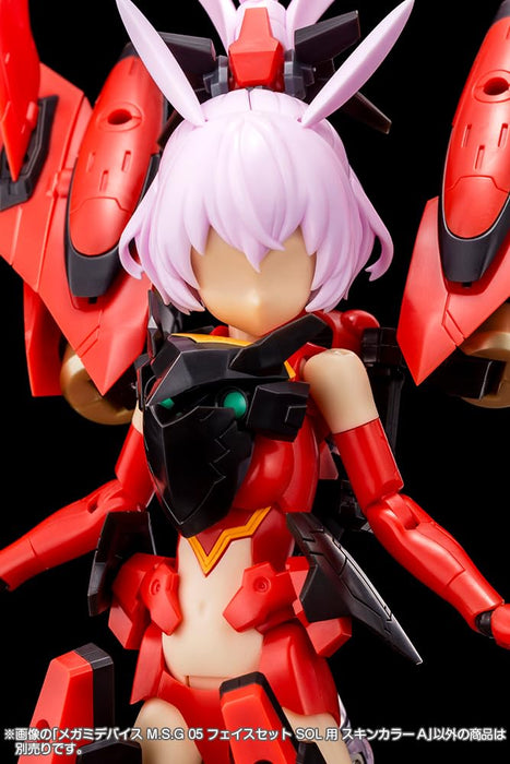 壽屋(KOTOBUKIYA) メガミデバイス M.S.G 05 フェイスセット SOL用 スキンカラーA 全高約19mm 1/1スケール プラモデル