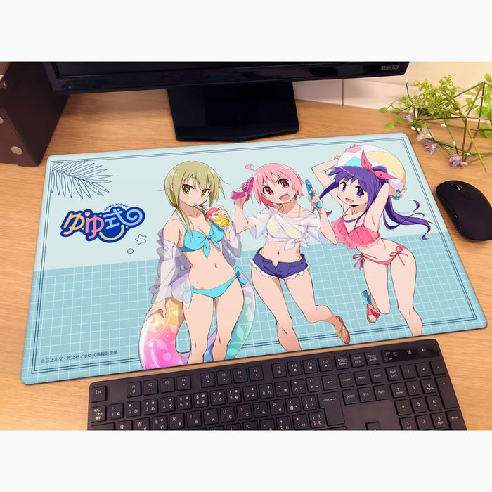 "Yuyushiki" Original Illustration Rubber Mat Swimwear