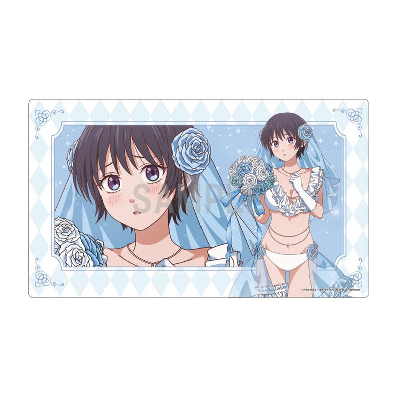 "Medaka Kuroiwa Is Impervious to My Charms" Rubber Mat Haruno Tsubomi Swimwear Wedding Ver.