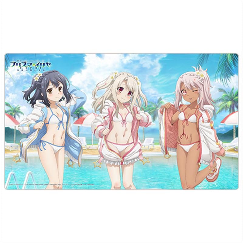 "Fate/kaleid liner Prisma Illya: Licht - The Nameless Girl" Original Illustration Rubber Mat Illya & Miyu & Chloe / Summer
