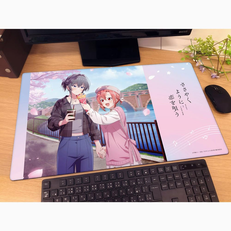 "Whisper Me a Love Song" Original Illustration Rubber Mat Kino Himari & Asanagi Yori