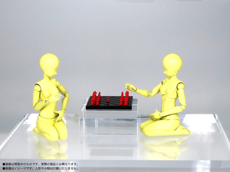 Pripra Figure de Chess Clear Red x Black