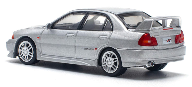 1/64 MITSUBISHI LANCER EVOLUTION IV - STEEL SILVER