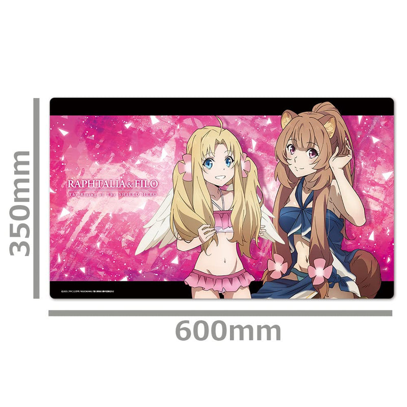 "The Rising of the Shield Hero Season 2" Character Rubber Mat B Raphtalia & Filo Swimwear