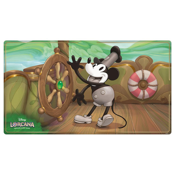 Disney Lorcana TCG (Japanese Ver.) Official Play Mat Mickey Mouse - Steamboat Pilot