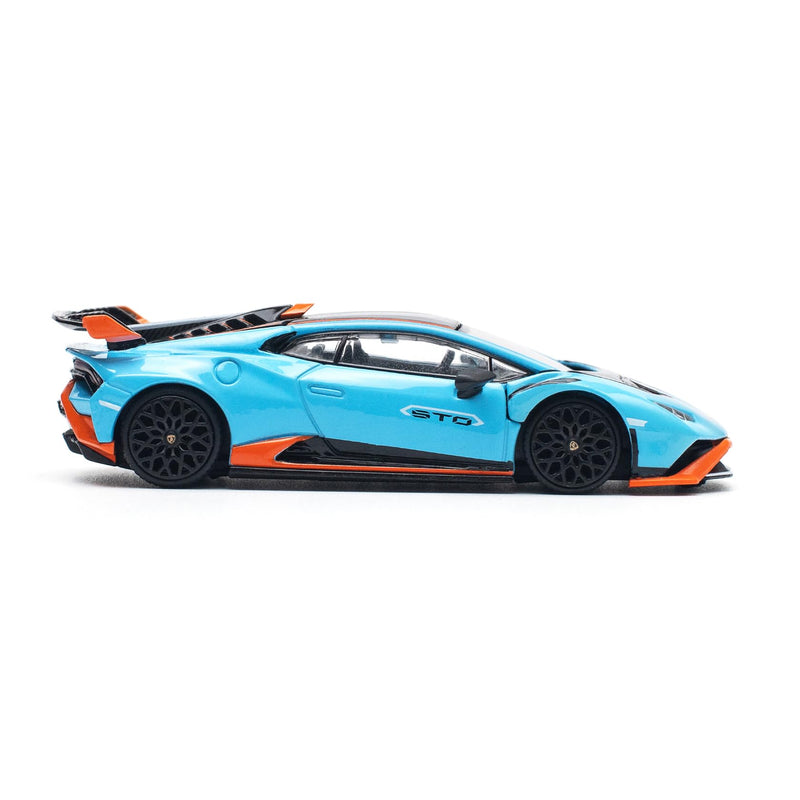 1/64 LAMBORGHINI HURACAN STO BLU LAUFEY/ARANCIO XANTO