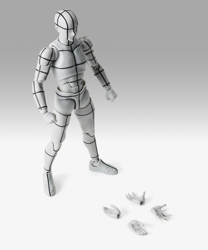 S.H.Figuarts Body-kun -Sports- Edition -Wire Frame- (Gray Color Ver.)