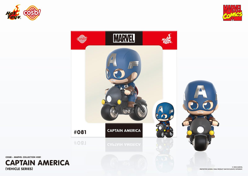 Cosbi Marvel Collection #081 Captain America (Vehicle Series) Comic
