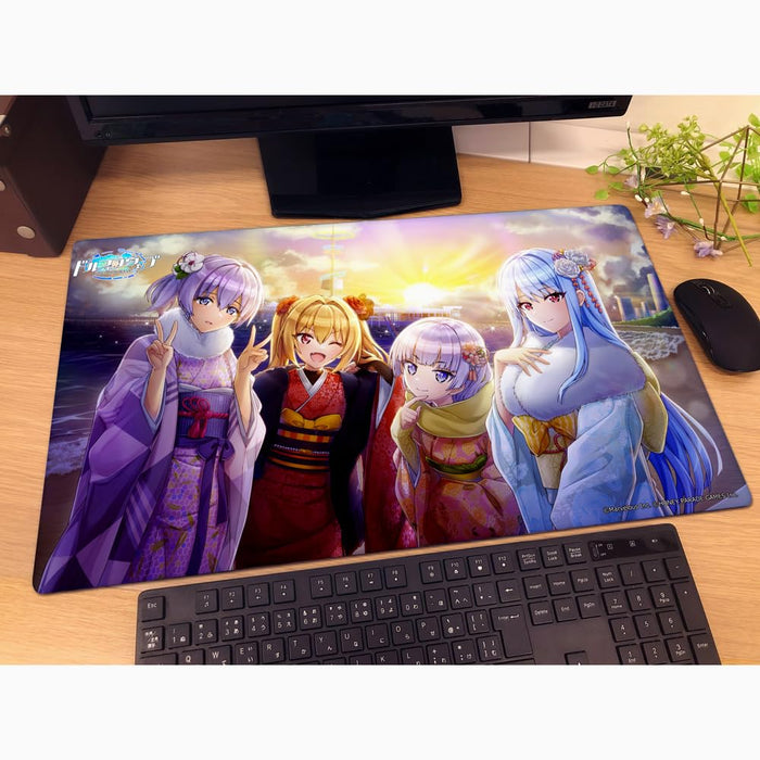 "Dolphin Wave" Rubber Mat Oja no Akebono