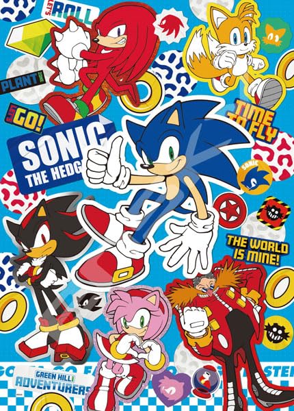 "Sonic the Hedgehog" Jigsaw Puzzle 500 Piece 500-557 Sticker Collection