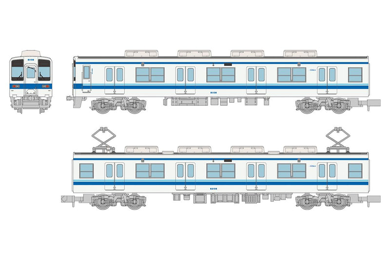 My Town Railway Collection <MT01> Tobu Railway 2 Car Set
