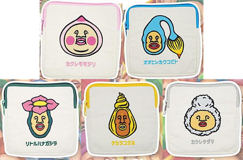 "Kobitodukan" Square Pouch