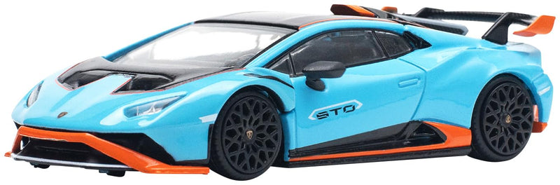 1/64 LAMBORGHINI HURACAN STO BLU LAUFEY/ARANCIO XANTO