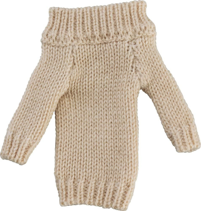 figma Styles Off-the-Shoulder Sweater Dress (Beige)