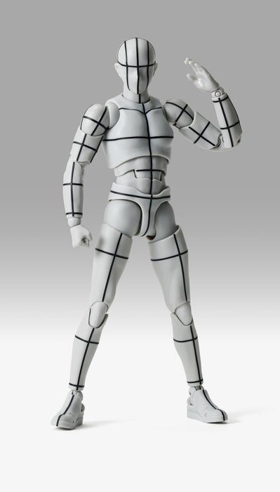 S.H.Figuarts Body-kun -Sports- Edition -Wire Frame- (Gray Color Ver.)