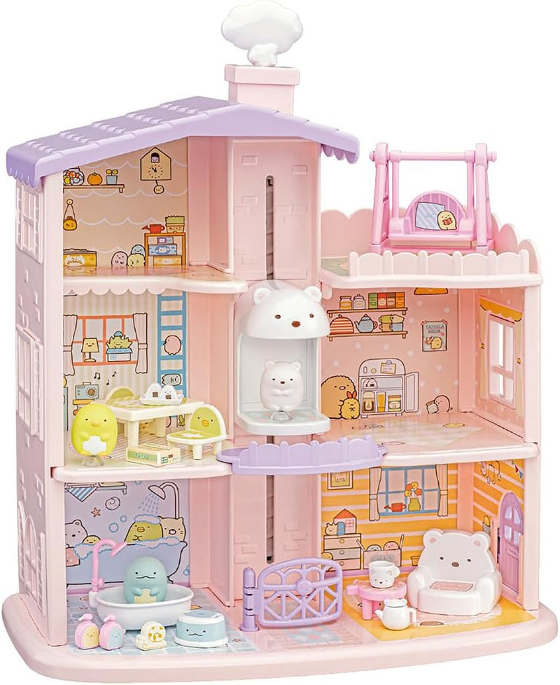 "Sumikko Gurashi" Kuttsuki Sumikko Round Shirokuma Elevator 3-floor Sumikko house