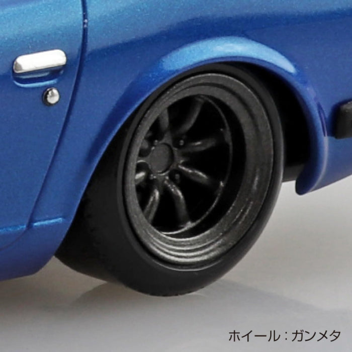 青島文化教材社(AOSHIMA) 1/32 楽プラ スナップキット No.15CU-BE ニッサン S30 フェアレディZ カスタム ブルーメタリック 色分け済みプラモデル (自動車)