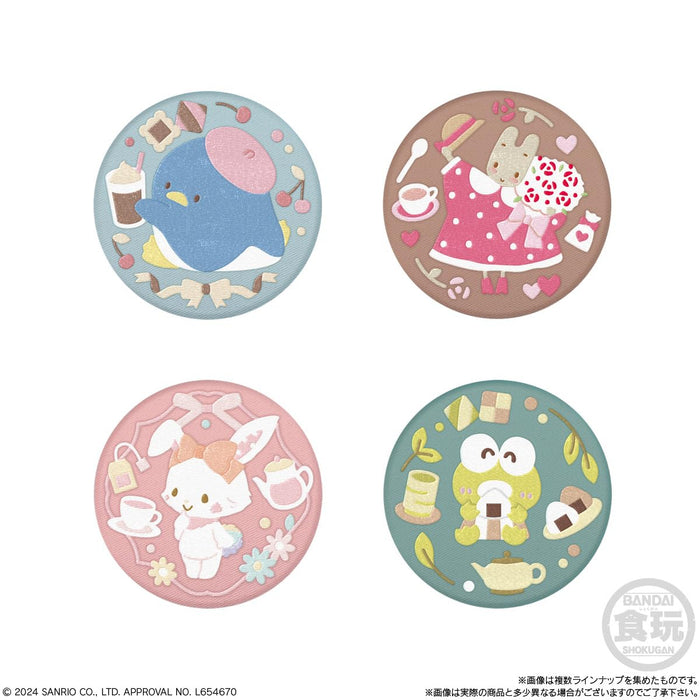 Sanrio Characters Embroidery Can Badge Biscuit 3