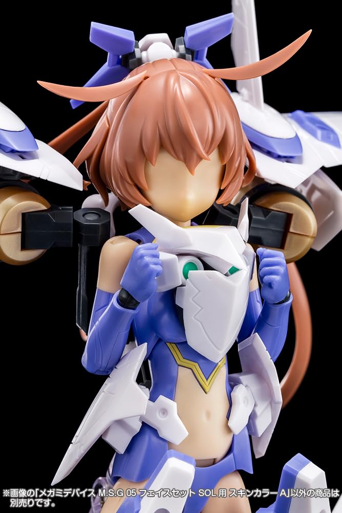 Megami Device M.S.G 05 Face Set for SOL Skin Color A