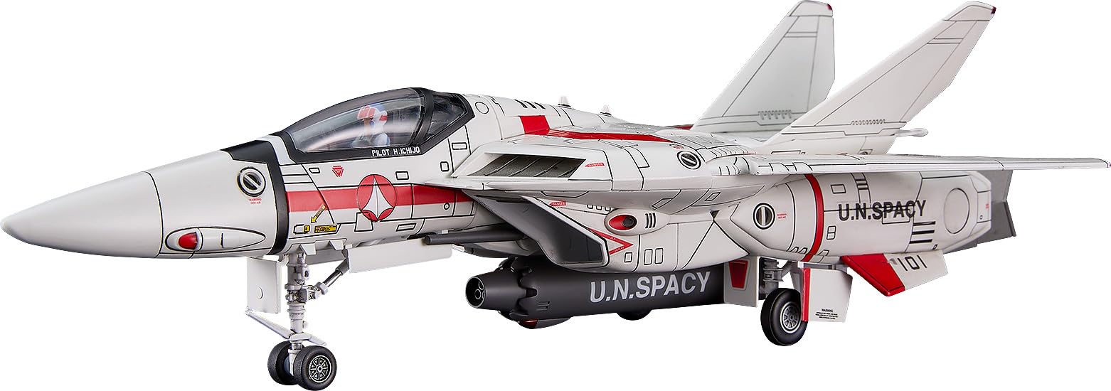 "Macross" PLAMAX PX06 1/72 VF-1J Fighter Valkyrie Vermilion Platoon (Ichijyo Hikaru's Fighter)