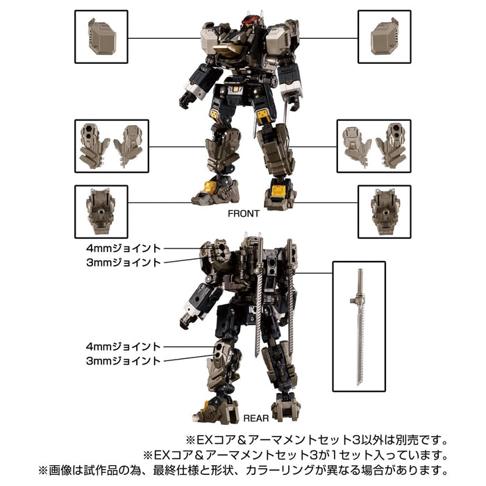 "Diaclone" EX Core & Armament Set 3