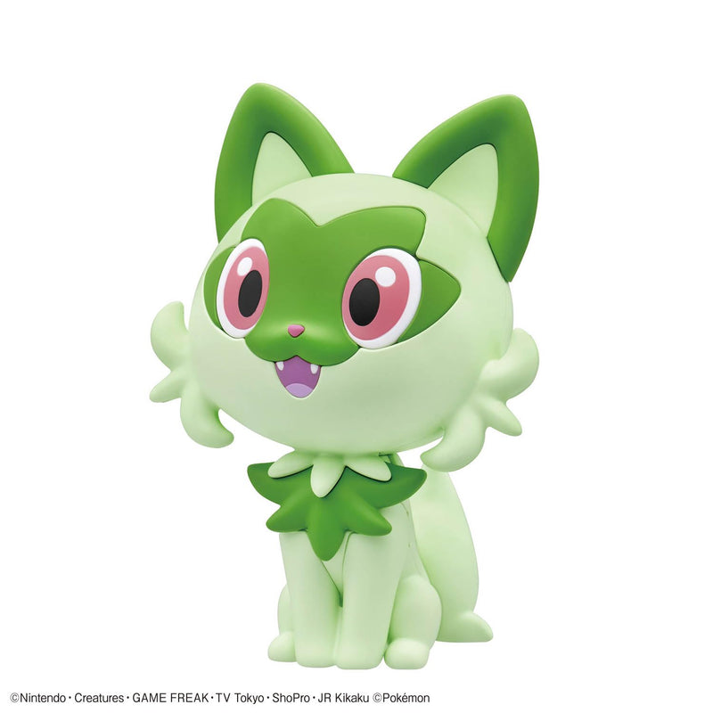 "Pokemon" Pokemon Plastic Model Collection PokePla Quick!! 18 + 19 + 20 Sprigatito & Quaxly & Fuecoco