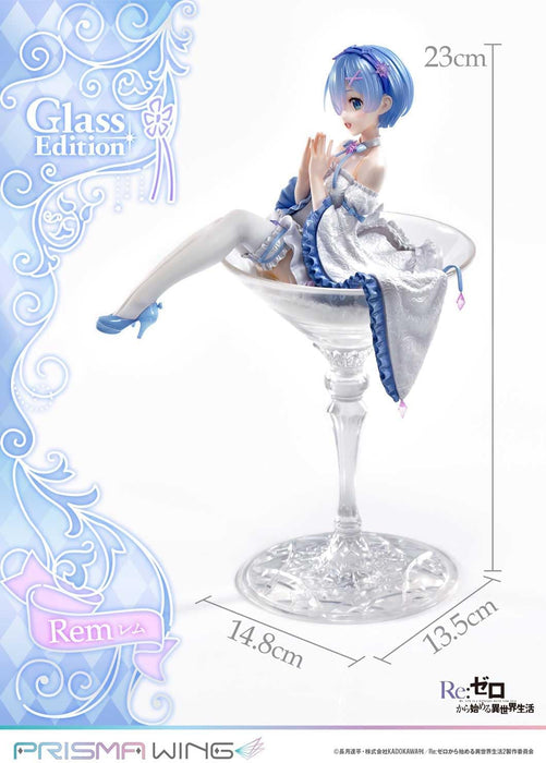 PRISMA WING "Re:Zero kara Hajimeru Isekai Seikatsu" Rem Glass Edition 1/7 Scale Figure