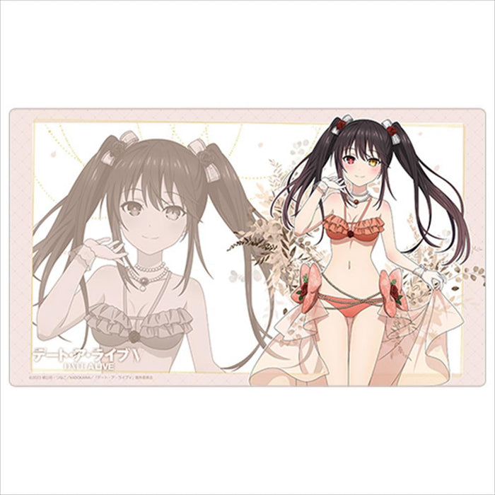 Key-th デート・ア・ライブＶ 描き下ろしラバーマット（時崎狂三 ／水着ドレス） 約H350×W600×D2㎜ ポリエステル・ラバー