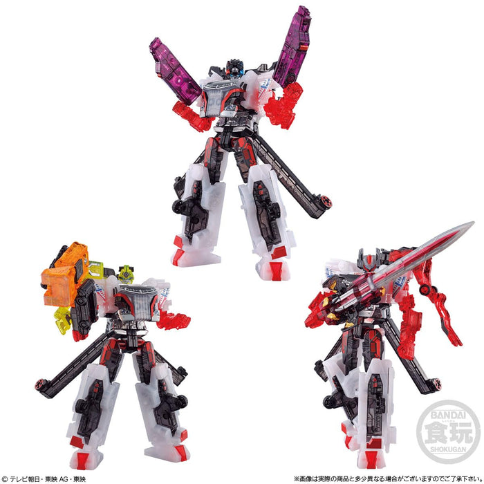 "Bakuage Sentai Boonboomger" Mini Pla Bakuage Gattai Series SP Boonboomger Robo & Boonboomcar Bakuage Clear Ver.