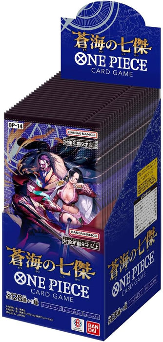 "One Piece" Card Game Booster Pack The Azure Sea's Seven OP-14