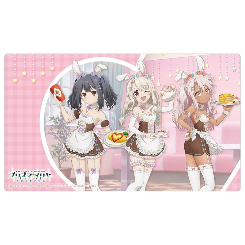 "Fate/kaleid liner Prisma Illya: Licht - The Nameless Girl" Original Illustration Rubber Mat Illya & Miyu & Chloe / Bunny Maid