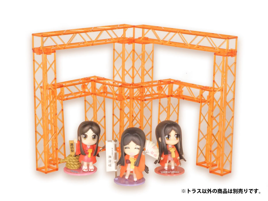 Non Scale Plastic Kit Pla Accessory 01 Truss Clear Orange Ver.