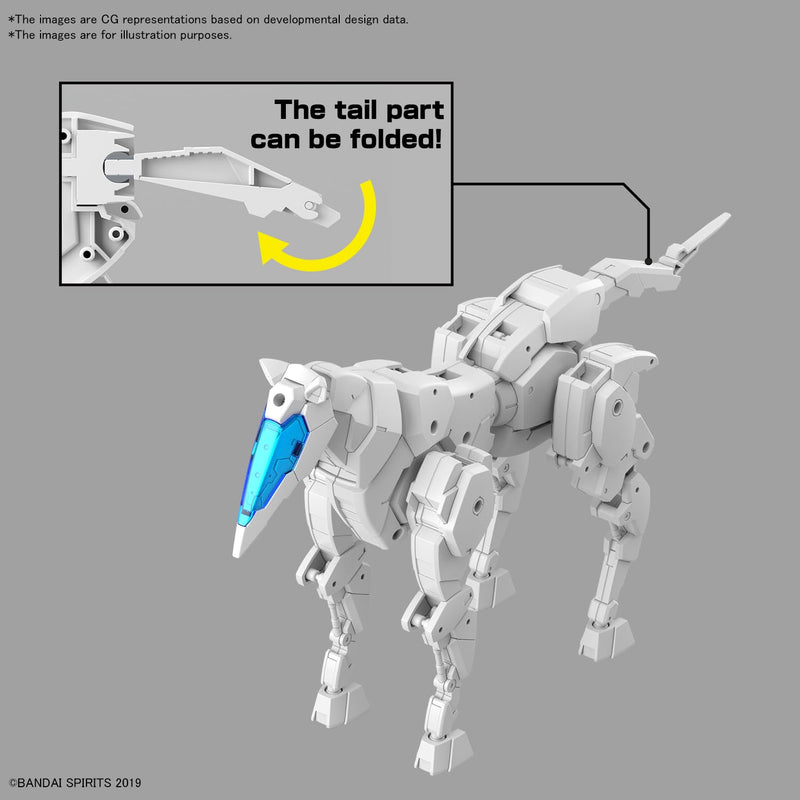 30MM 1/144 Extended Armament Vehicle (Horse Mech Ver.) White