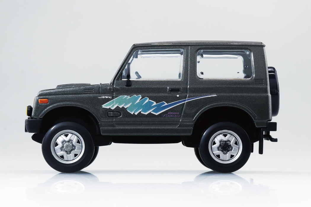 青島文化教材社(AOSHIMA) 1/32 楽プラ スナップキット No.18-CG スズキ JA11 ジムニー チャコールグレーメタリック 色分け済みプラモデル (自動車)
