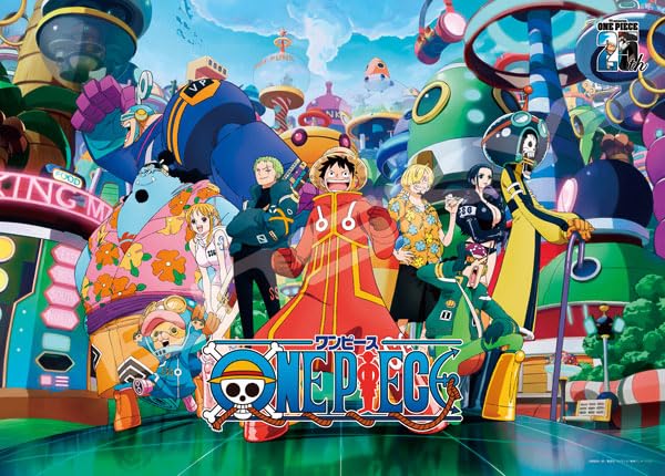 "One Piece" Jigsaw Puzzle 500 Piece 500-586 Wakuwaku Ippai no Future Island