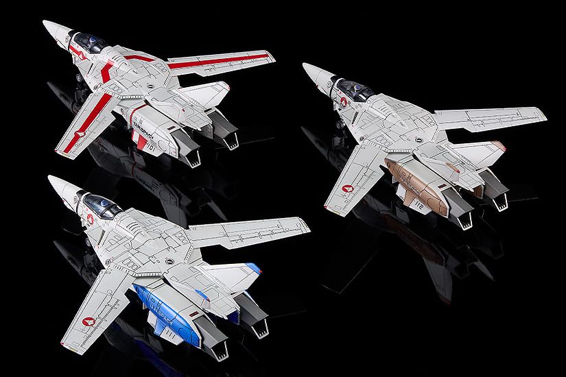 "Macross" PLAMAX PX07 1/72 VF-1A Fighter Valkyrie Vermilion Platoon (Maximilian Genus / Kakizaki Hayao)