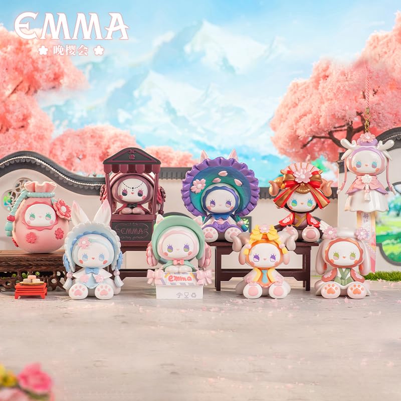 MJ STUDIO EMMA THE SECRET FOREST LATE-BLOOMING CHERRY BLOSSOMS FLOWER VIEWING SERIES TRADING FIGURE