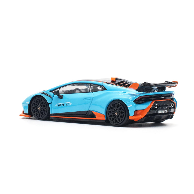 1/64 LAMBORGHINI HURACAN STO BLU LAUFEY/ARANCIO XANTO