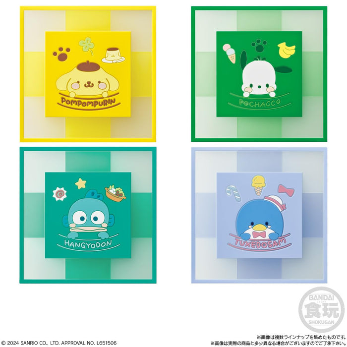 Sanrio Characters Clear Square Coaster