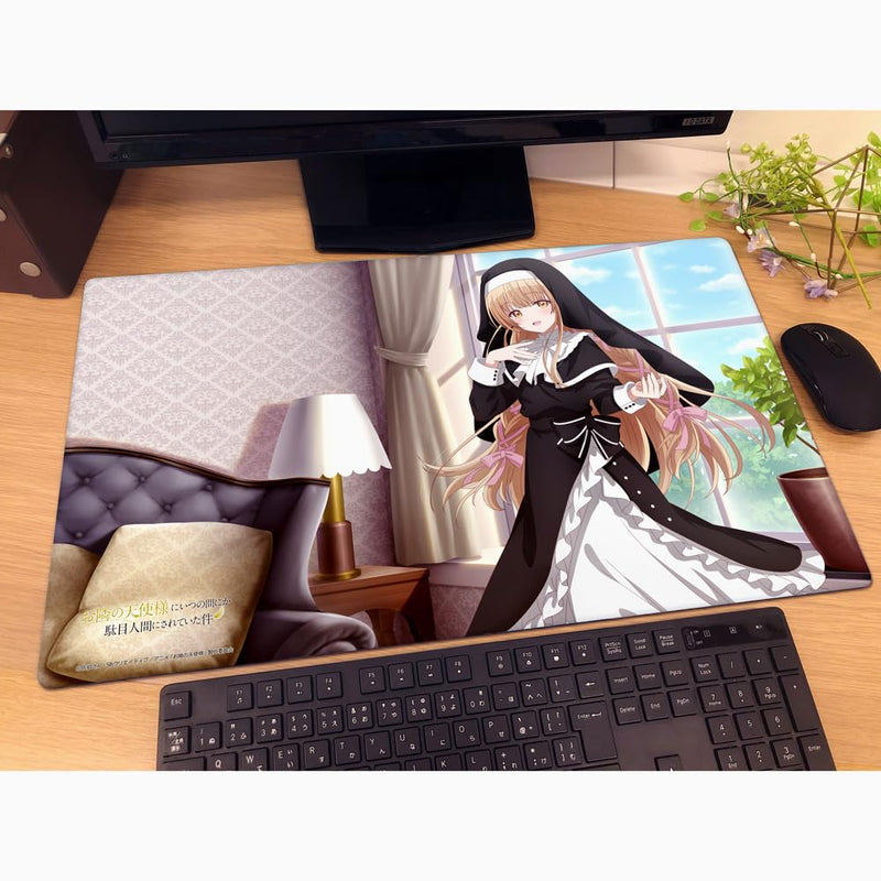 "The Angel Next Door Spoils Me Rotten" Original Illustration Rubber Mat Shiina Mahiru / Nun
